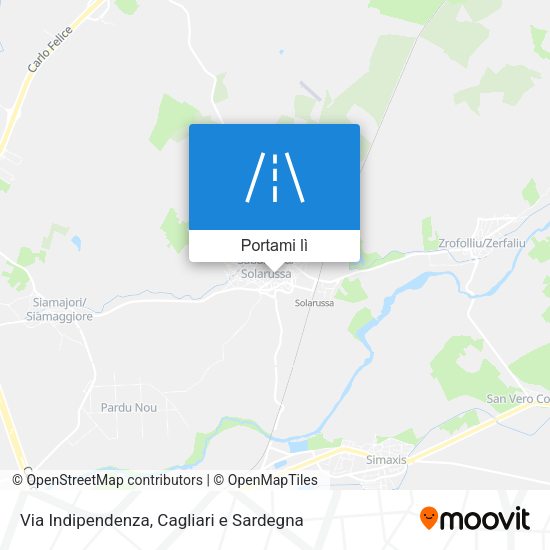 Mappa Via Indipendenza