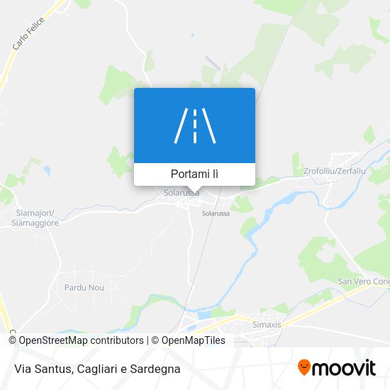 Mappa Via Santus