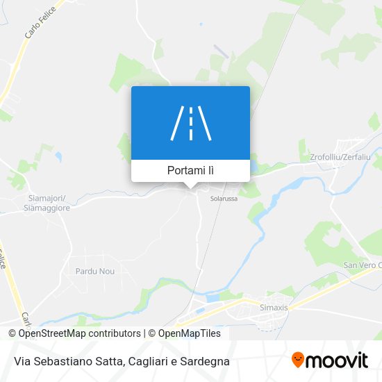 Mappa Via Sebastiano Satta