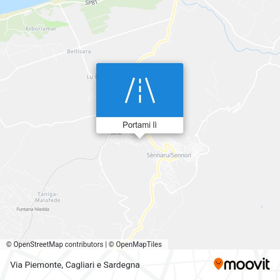 Mappa Via Piemonte