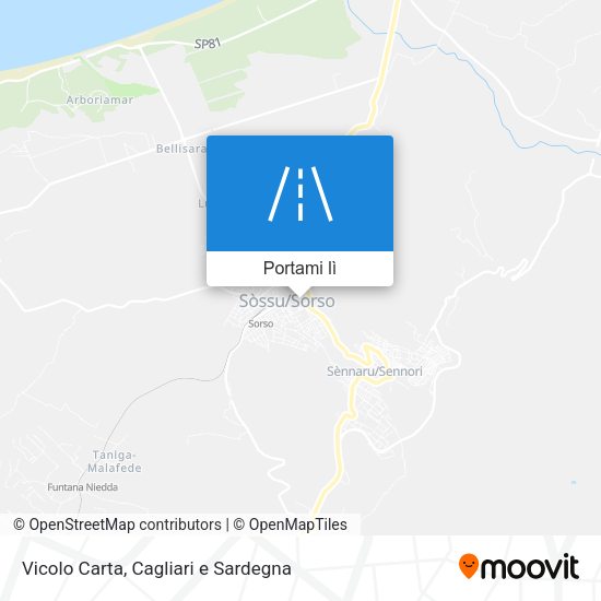 Mappa Vicolo Carta