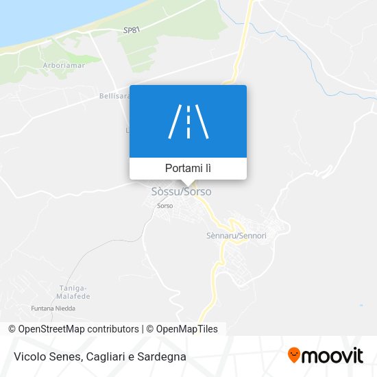 Mappa Vicolo Senes