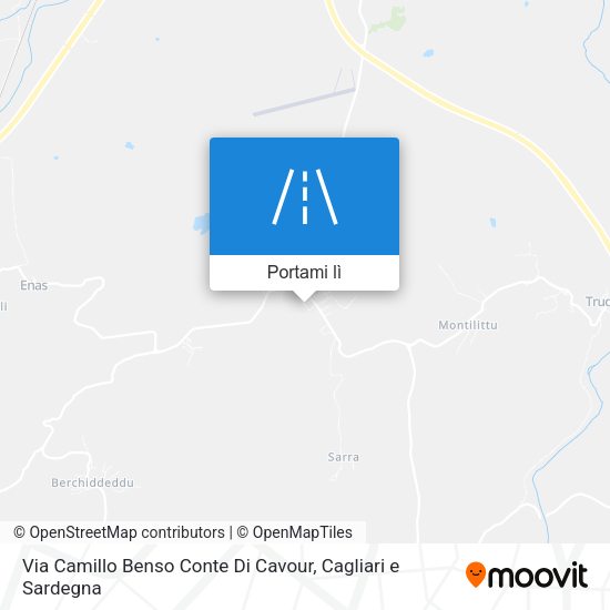 Mappa Via Camillo Benso Conte Di Cavour