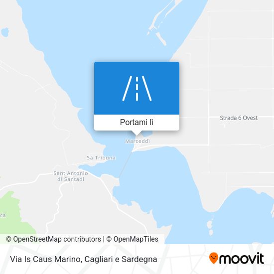 Mappa Via Is Caus Marino