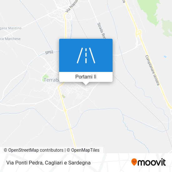 Mappa Via Ponti Pedra