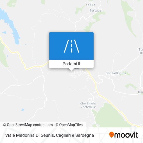 Mappa Viale Madonna Di Seunis