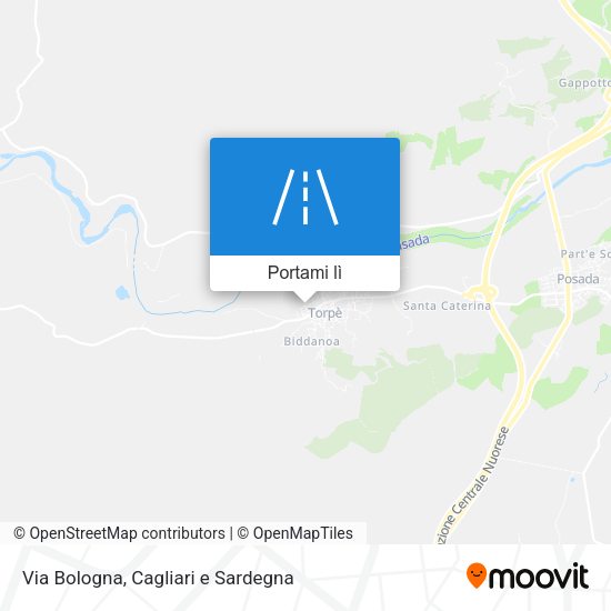 Mappa Via Bologna