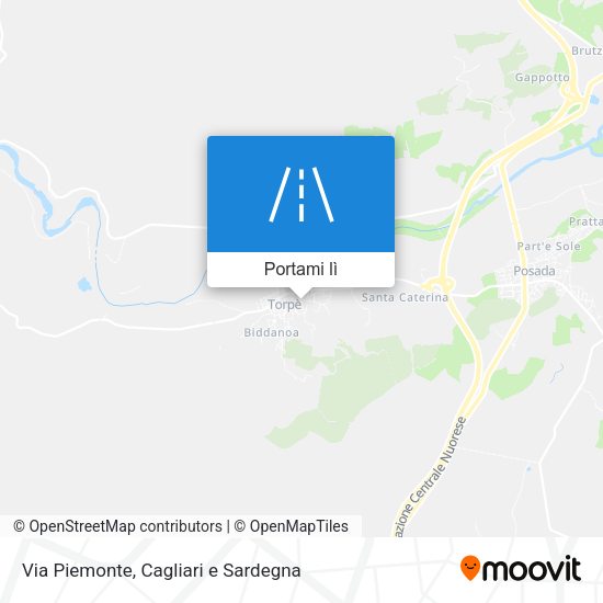 Mappa Via Piemonte