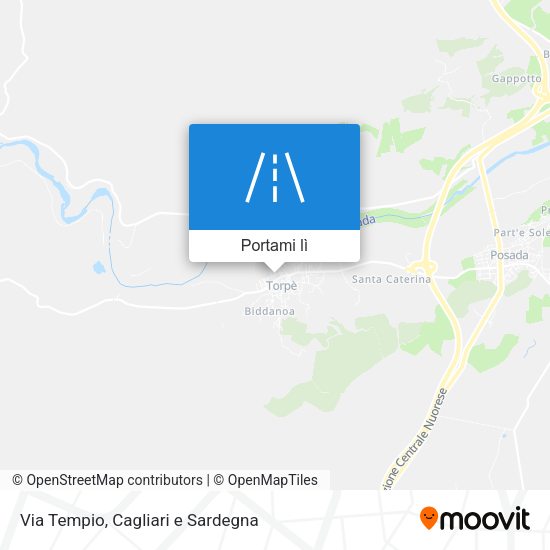 Mappa Via Tempio