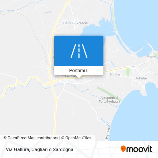 Mappa Via Gallura