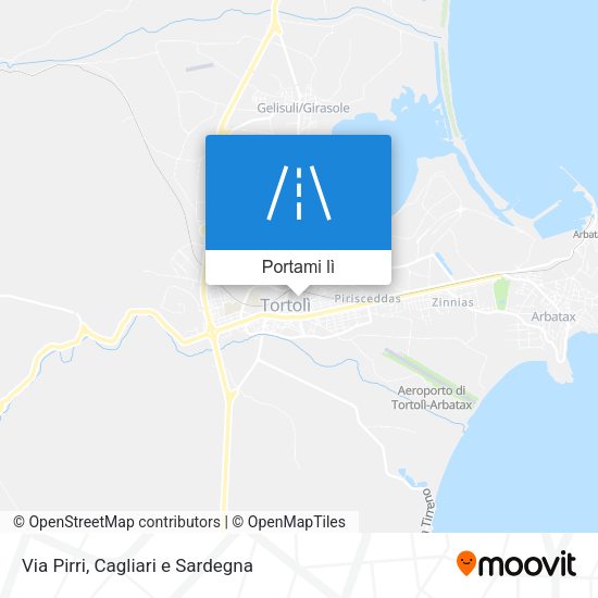Mappa Via Pirri
