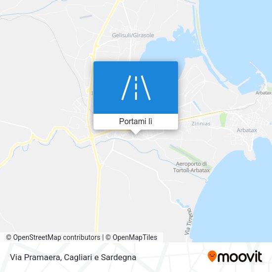 Mappa Via Pramaera