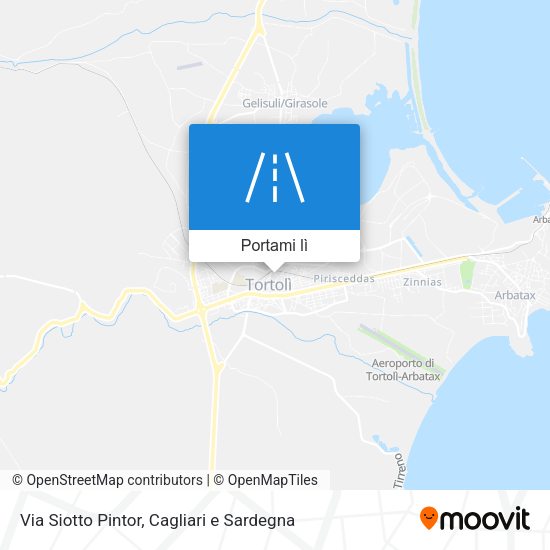 Mappa Via Siotto Pintor