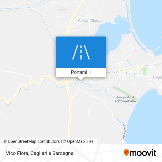 Mappa Vico Flora