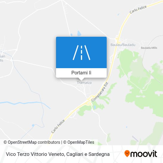 Mappa Vico Terzo Vittorio Veneto