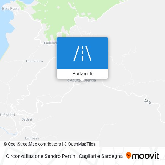 Mappa Circonvallazione Sandro Pertini
