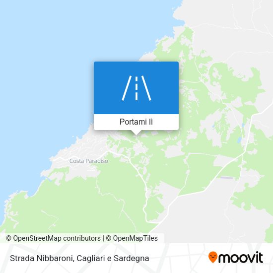 Mappa Strada Nibbaroni