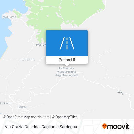 Mappa Via Grazia Deledda