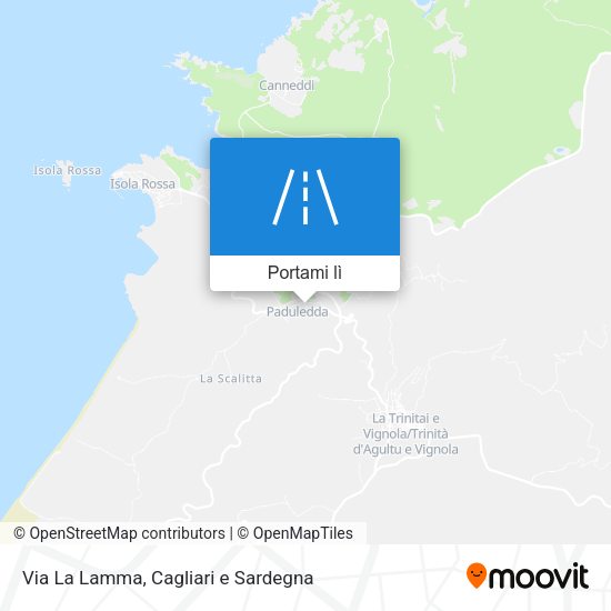 Mappa Via La Lamma