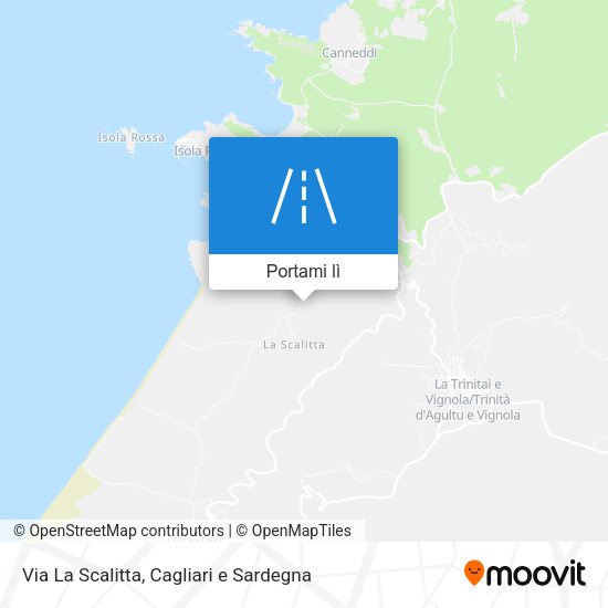 Mappa Via La Scalitta