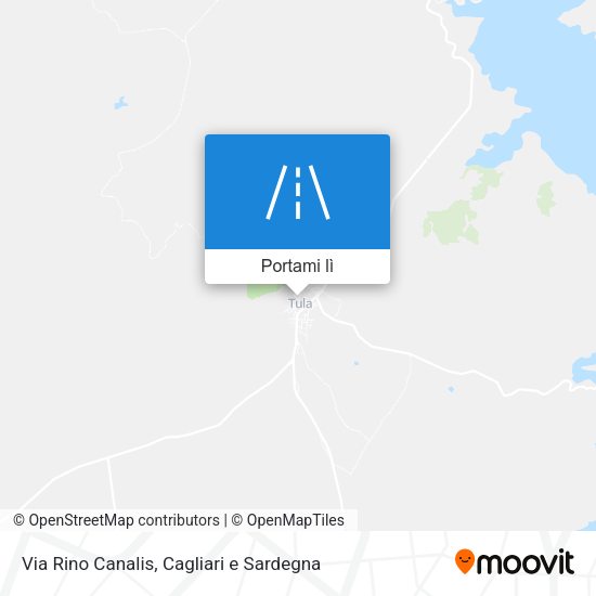 Mappa Via Rino Canalis