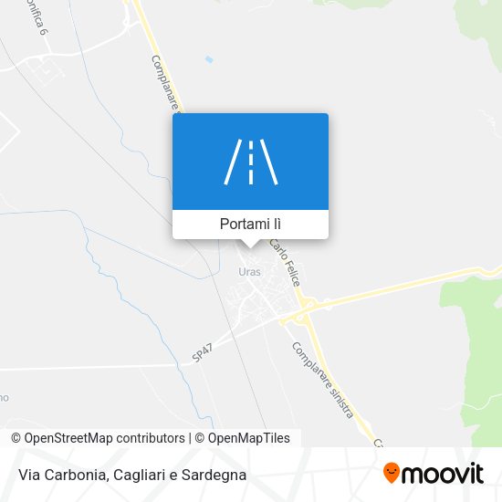 Mappa Via Carbonia