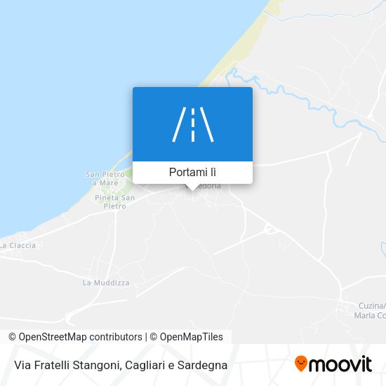 Mappa Via Fratelli Stangoni