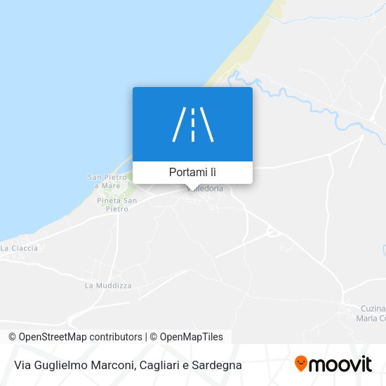 Mappa Via Guglielmo Marconi