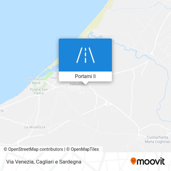 Mappa Via Venezia