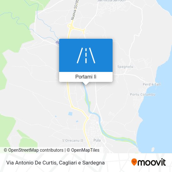Mappa Via Antonio De Curtis