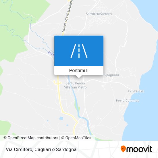 Mappa Via Cimitero