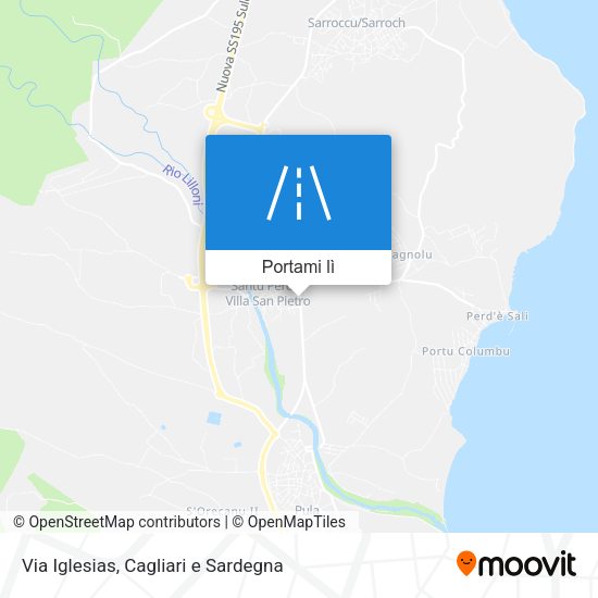 Mappa Via Iglesias