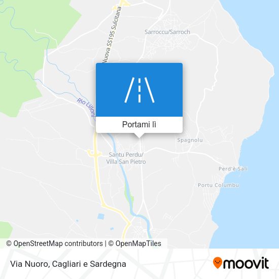 Mappa Via Nuoro