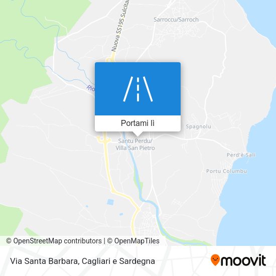 Mappa Via Santa Barbara