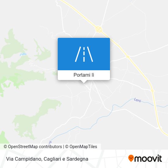 Mappa Via Campidano