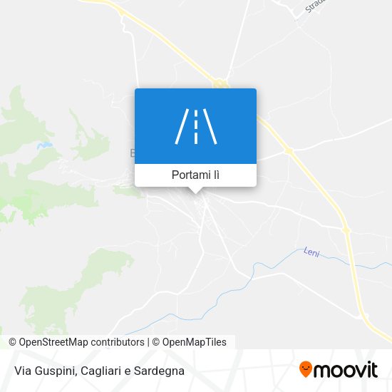 Mappa Via Guspini