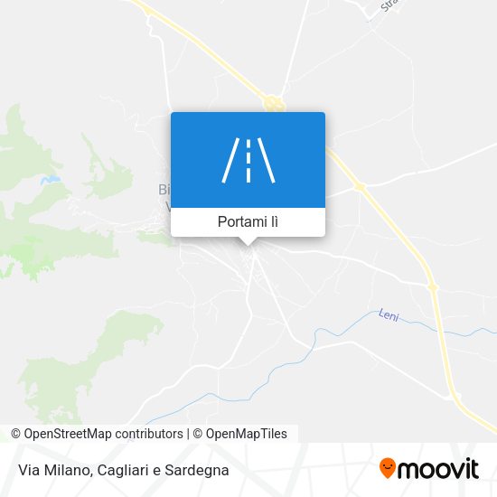 Mappa Via Milano