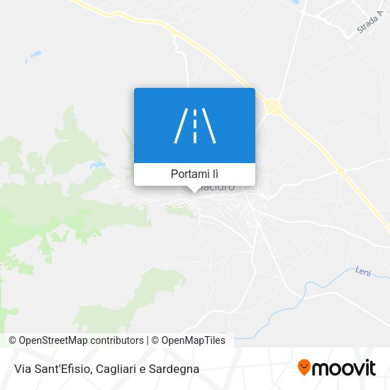 Mappa Via Sant'Efisio