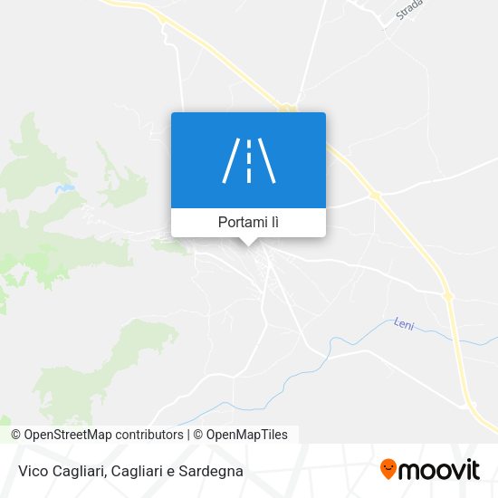 Mappa Vico Cagliari