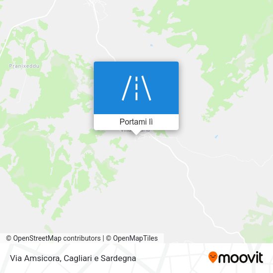 Mappa Via Amsicora