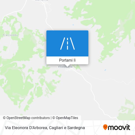 Mappa Via Eleonora D'Arborea