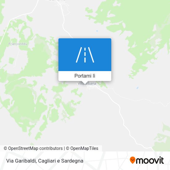 Mappa Via Garibaldi