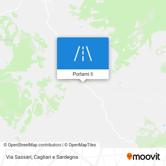 Mappa Via Sassari
