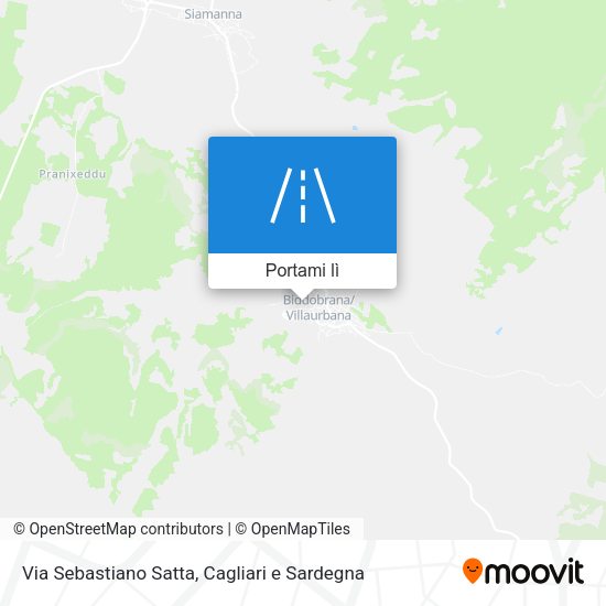 Mappa Via Sebastiano Satta