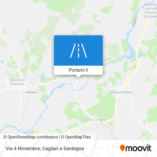 Mappa Via 4 Novembre
