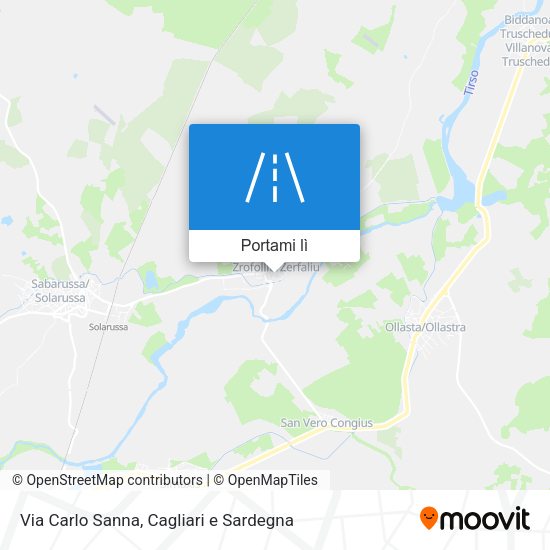 Mappa Via Carlo Sanna