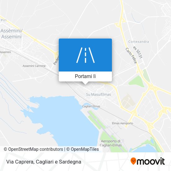 Mappa Via Caprera