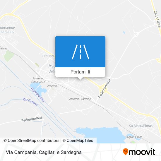 Mappa Via Campania