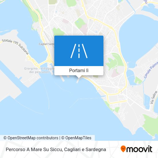 Mappa Percorso A Mare Su Siccu