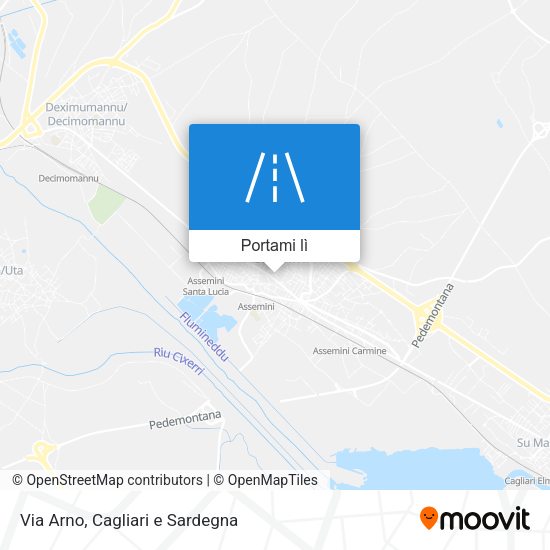 Mappa Via Arno